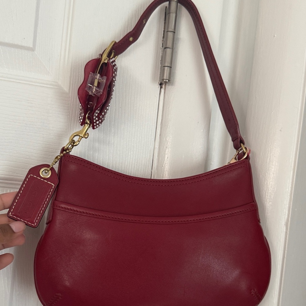 Coach Red Shoulder Bag